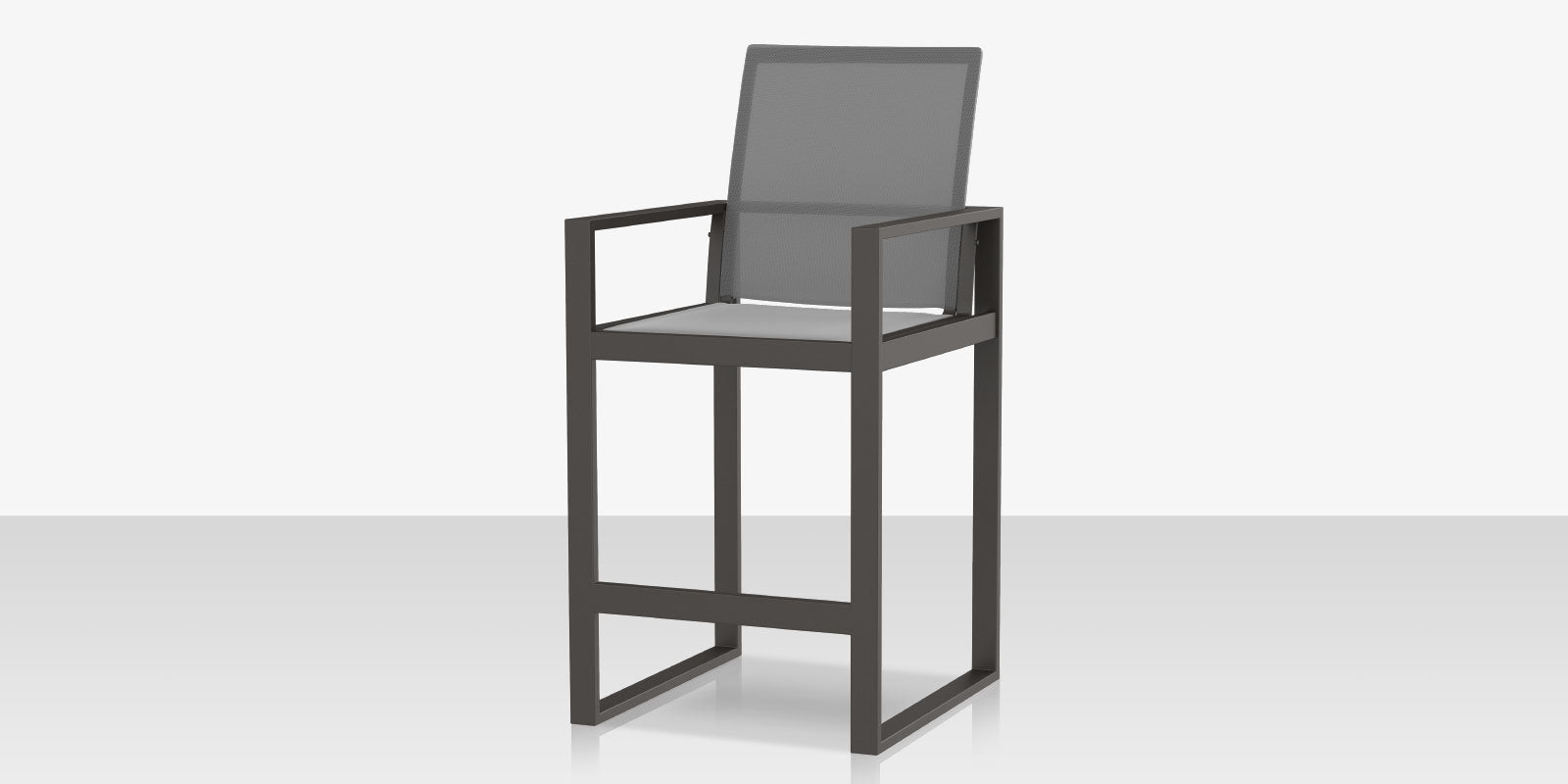 DecoScapes Iconic Aluminum Sling XL Bar Arm Chair