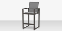 DecoScapes Iconic Aluminum Sling XL Bar Arm Chair