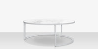 DecoScapes Iconic Aluminum Wide Round Nesting Table
