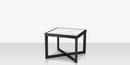 DecoScapes Iconic Aluminum Large 26'' Wide Square Side Table