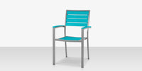 DecoScapes Napa Easton Aluminum Dining Arm Chair