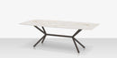 DecoScapes Oliver Emerald Rimless Porcelain Dining Table - Large