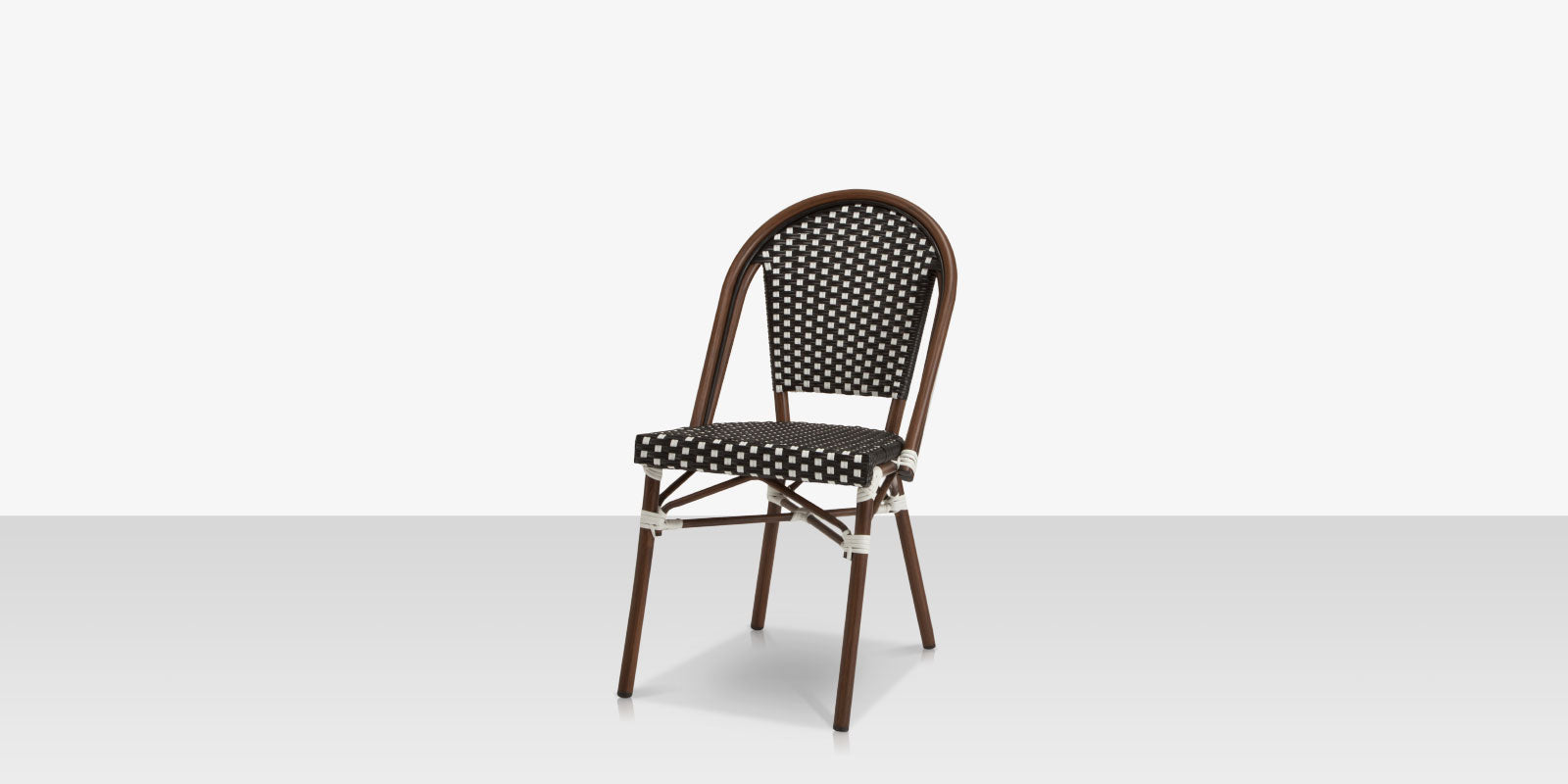 DecoScapes Paris Aluminum Stackable Dining Side Chair