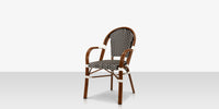 DecoScapes Paris Aluminum Stackable Dining Arm Chair