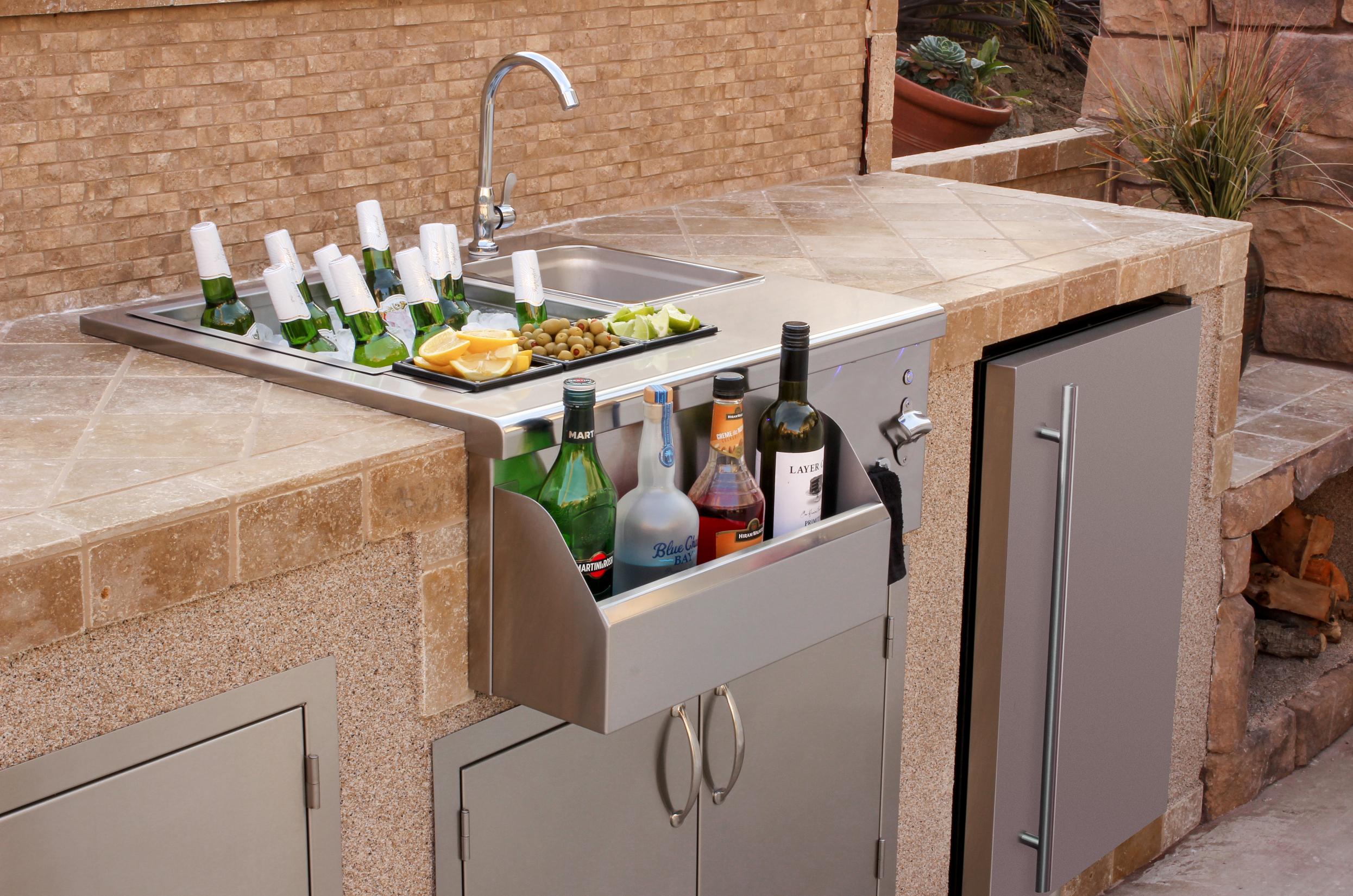 TrueFlame 30" Beverage And Prep Station