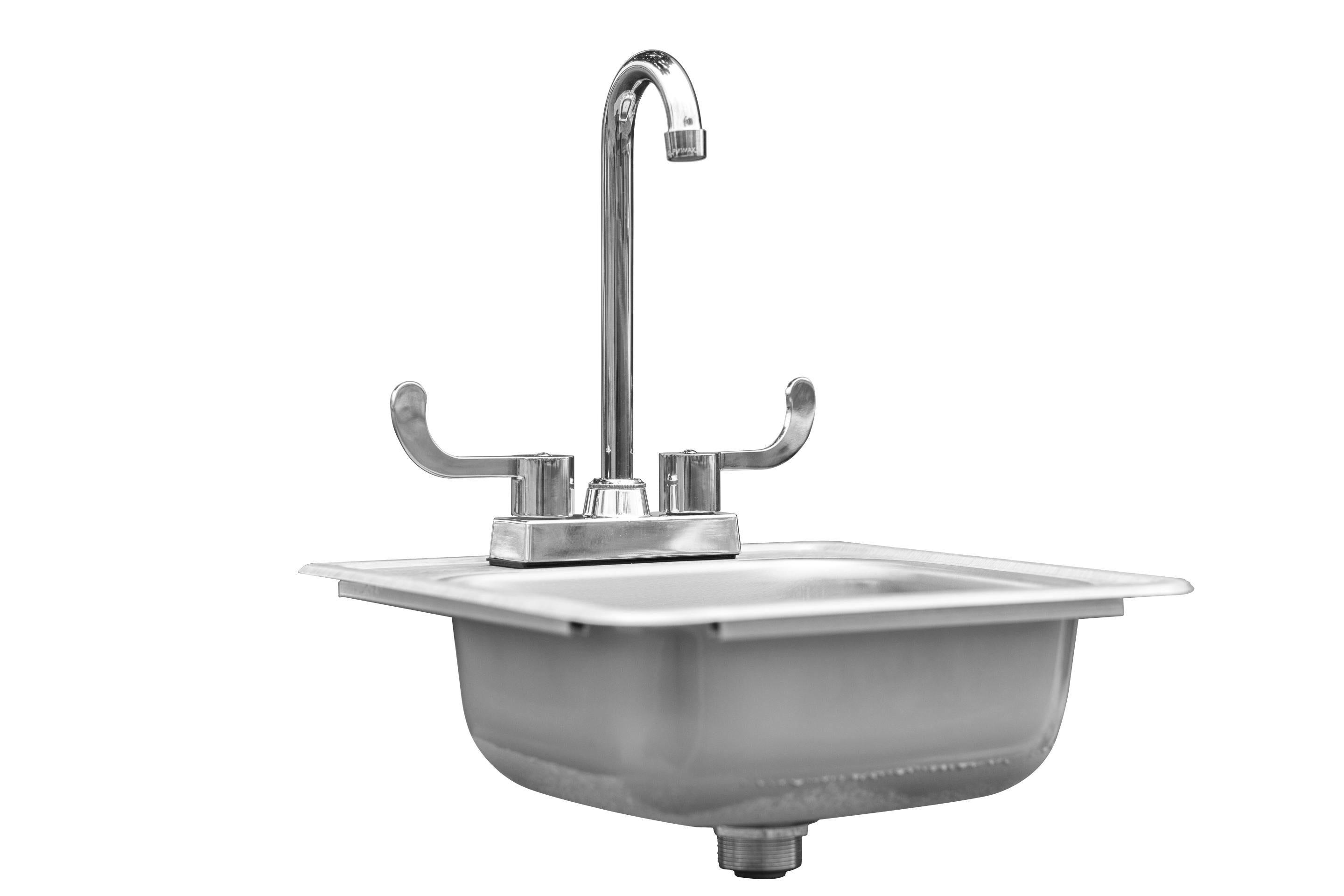 TrueFlame 15"x 15" Drop-in Sink