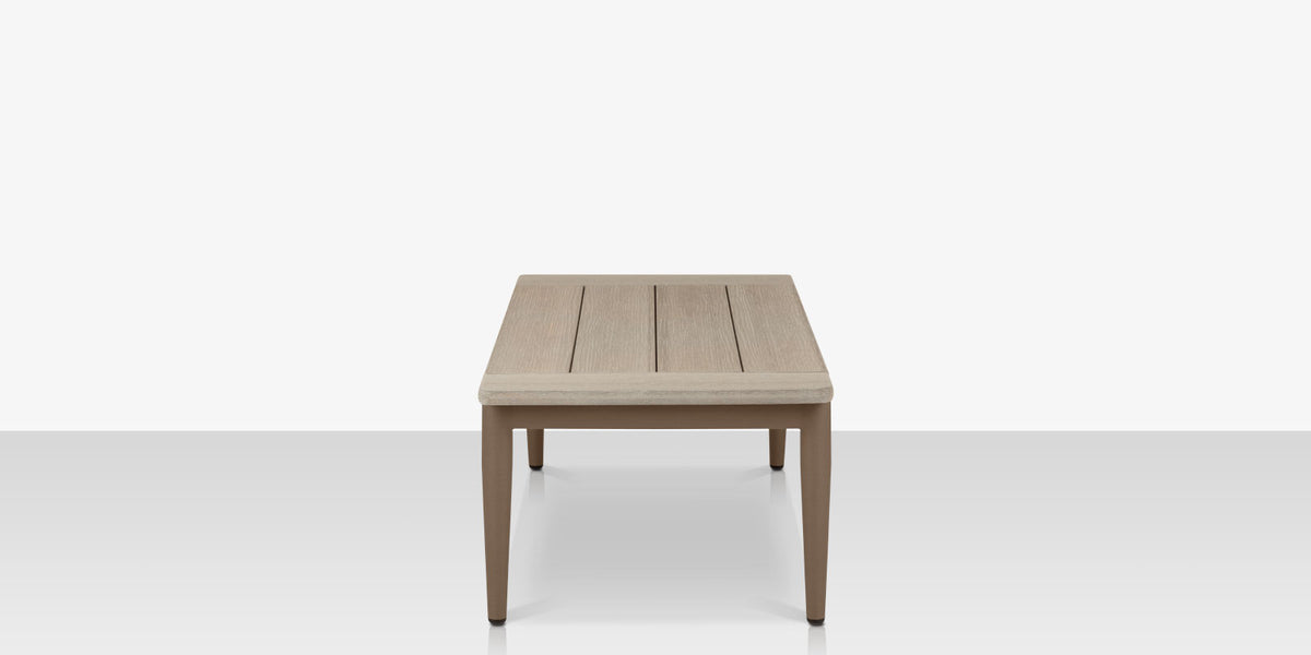 DecoScapes Danish Aluminum Rectangular Coffee Table