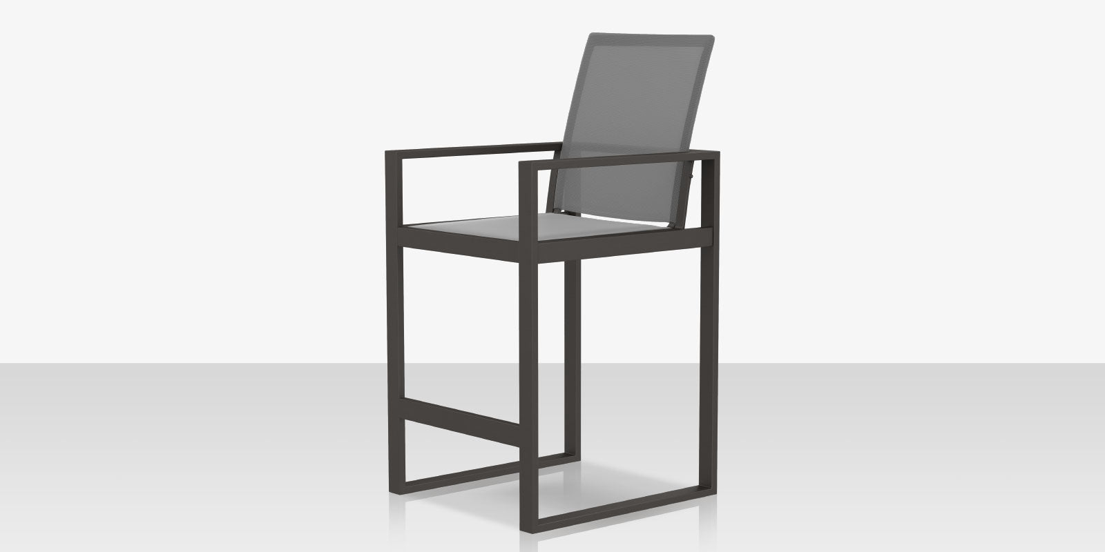 DecoScapes Iconic Aluminum Sling XL Bar Arm Chair