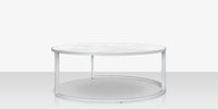 DecoScapes Iconic Aluminum Wide Round Nesting Table