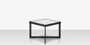 DecoScapes Iconic Aluminum Large 26'' Wide Square Side Table