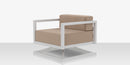 DecoScapes Iconic Aluminum Swivel Club Chair