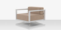 DecoScapes Iconic Aluminum Swivel Club Chair