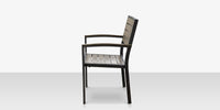 DecoScapes Napa Aluminum Stackable Dining Arm Chair