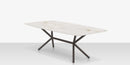 DecoScapes Oliver Emerald Rimless Porcelain Dining Table - Large