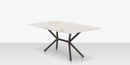 DecoScapes Oliver Emerald Rimless Porcelain Dining Table - Medium