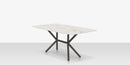 DecoScapes Oliver Emerald Rimless Porcelain Dining Table - Small