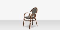 DecoScapes Paris Aluminum Stackable Dining Arm Chair