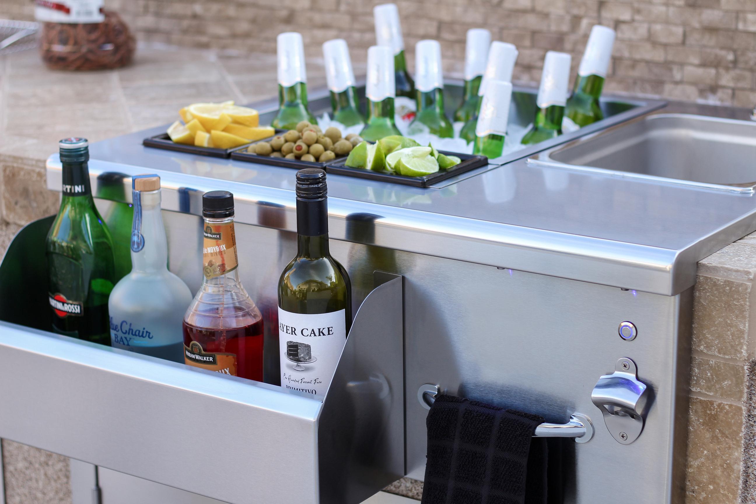 TrueFlame 30" Beverage And Prep Station