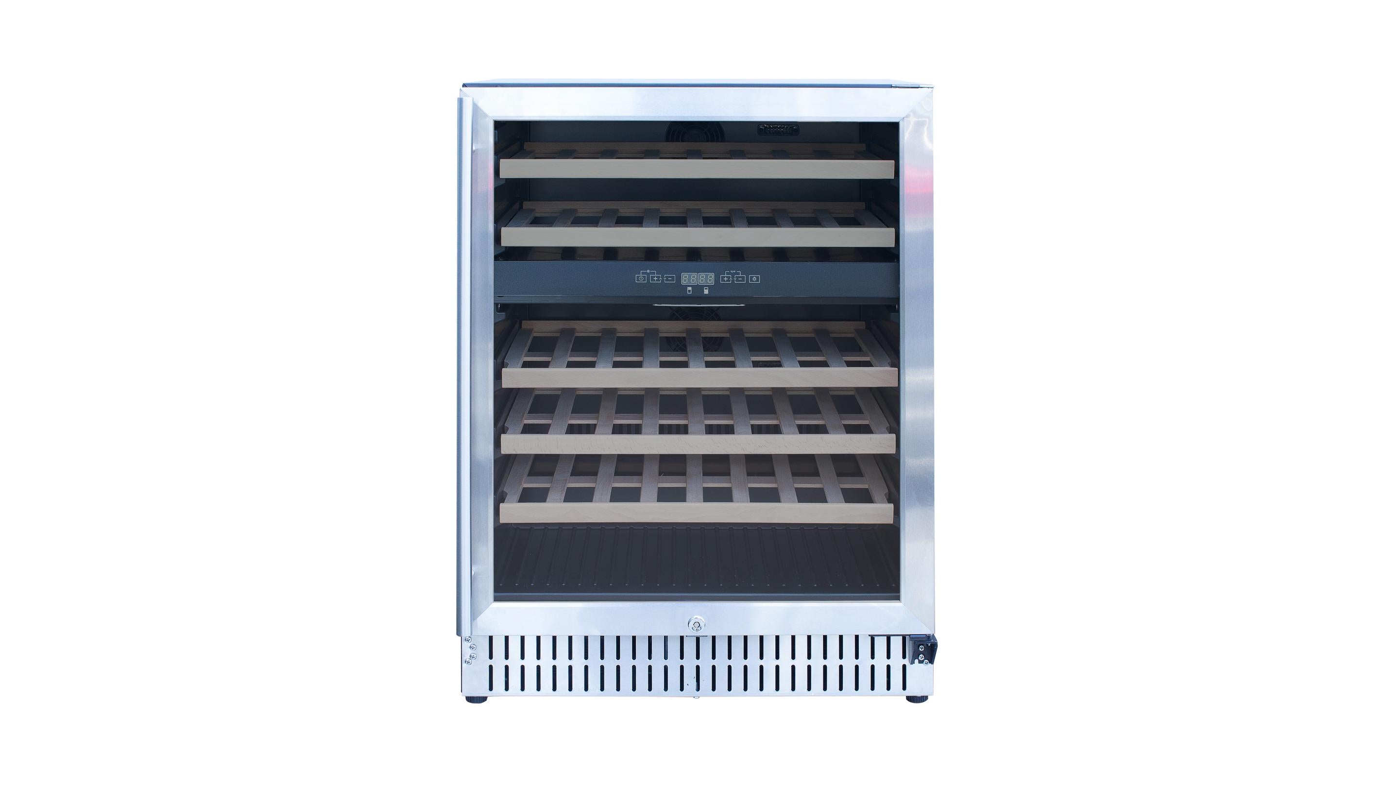 TrueFlame 24" Outdoor Rated Dual Zone Wine Cooler