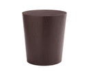 Sunpan Montague End Table - Espresso/High Gloss White