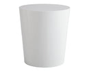 Sunpan Montague End Table - Espresso/High Gloss White