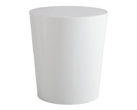 Sunpan Montague End Table - Espresso/High Gloss White