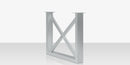 DecoScapes Contemporary Square X Style Dining Table Base