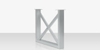 DecoScapes Contemporary Square X Style Dining Table Base