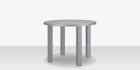 DecoScapes Fusion Aluminum 18'' Wide Round Table Top