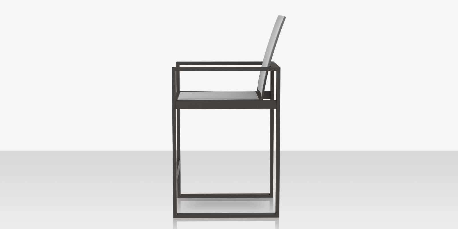 DecoScapes Iconic Aluminum Sling XL Bar Arm Chair
