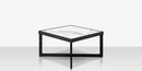 DecoScapes Iconic Aluminum square Coffee Table with Porcelain Tabletop