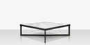 DecoScapes Iconic Aluminum square Coffee Table with Porcelain Tabletop