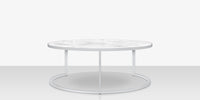 DecoScapes Iconic Aluminum Wide Round Nesting Table