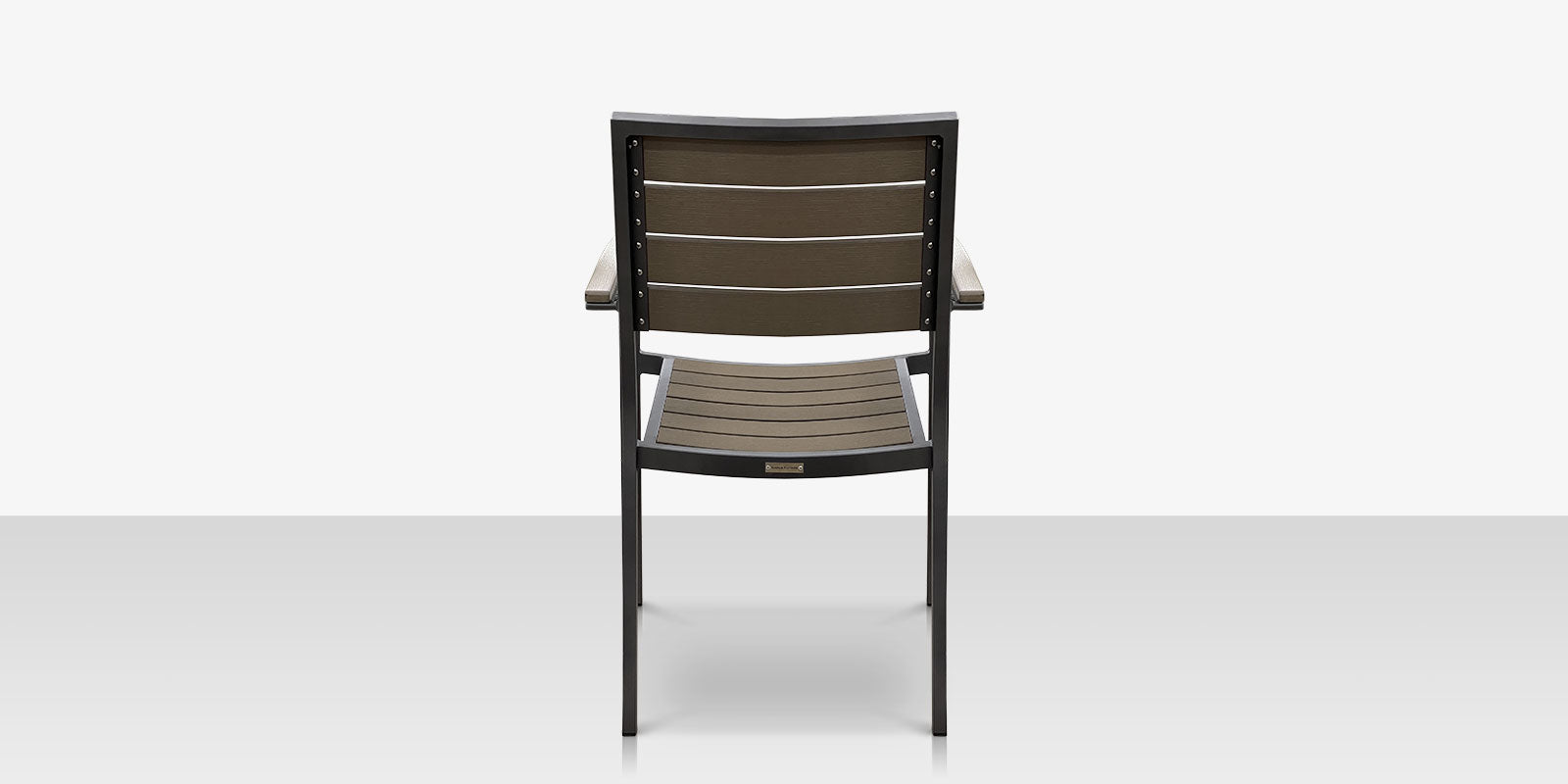 DecoScapes Napa Aluminum Stackable Dining Arm Chair