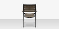 DecoScapes Napa Aluminum Stackable Dining Arm Chair