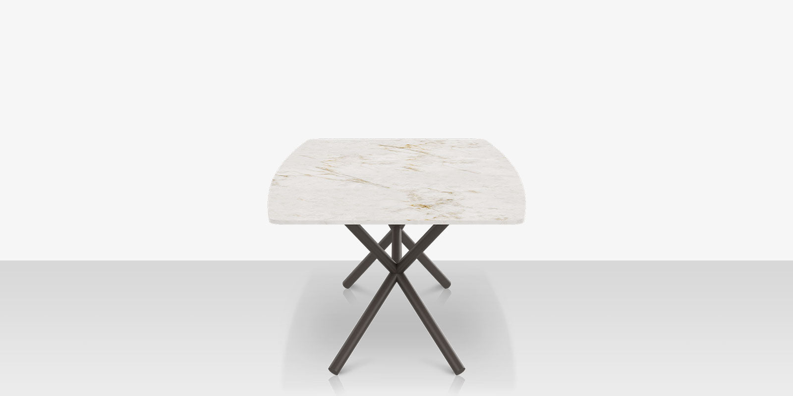 DecoScapes Oliver Emerald Rimless Porcelain Dining Table - Large