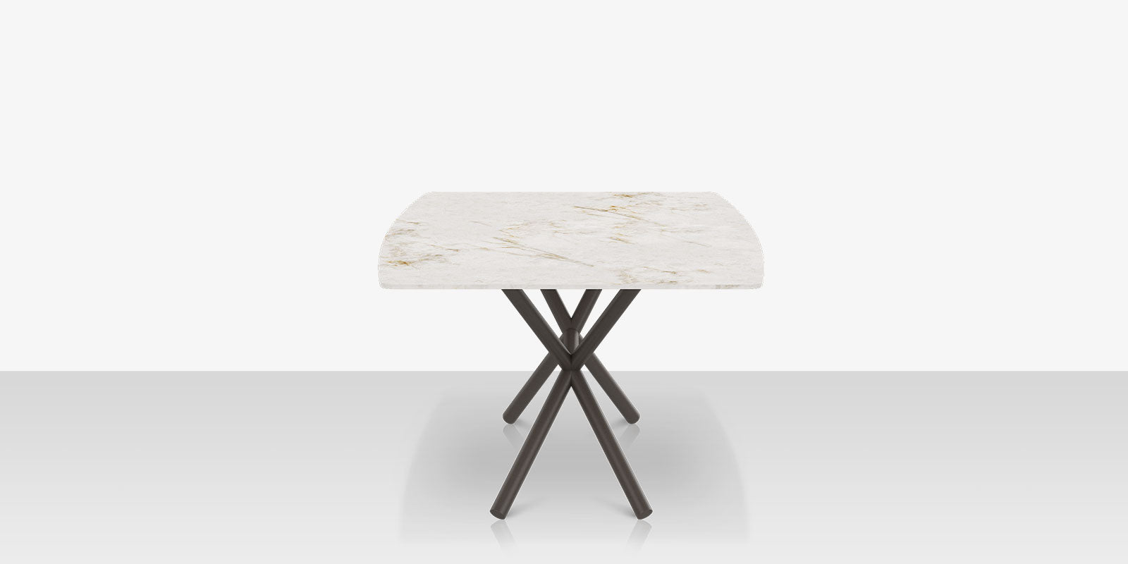 DecoScapes Oliver Emerald Rimless Porcelain Dining Table - Medium