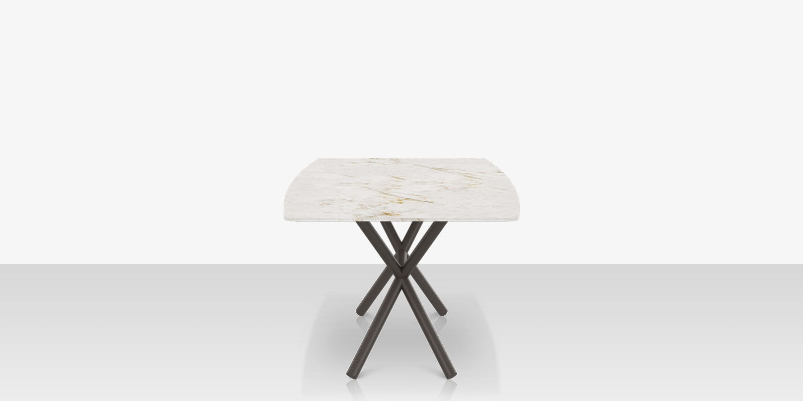 DecoScapes Oliver Emerald Rimless Porcelain Dining Table - Small