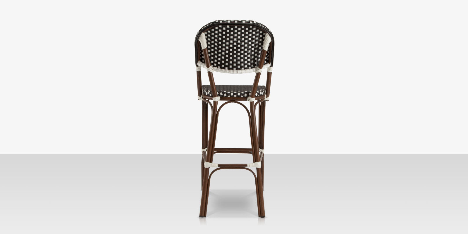 DecoScapes Paris Aluminum Stackable Bar Side Chair