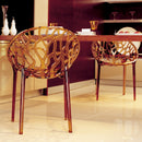 Compamia Crystal Polycarbonate Modern Dining Chair - Set of 2