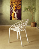 Compamia Crystal Polycarbonate Modern Dining Chair - Set of 2