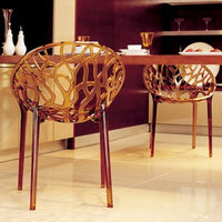 Compamia Crystal Polycarbonate Modern Dining Chair - Set of 2