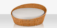 DecoScapes Aria 70" Round Aluminum Cushion Daybed