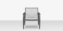 DecoScapes Furniture Danish Aluminum Sling Strap Lounge Chair
