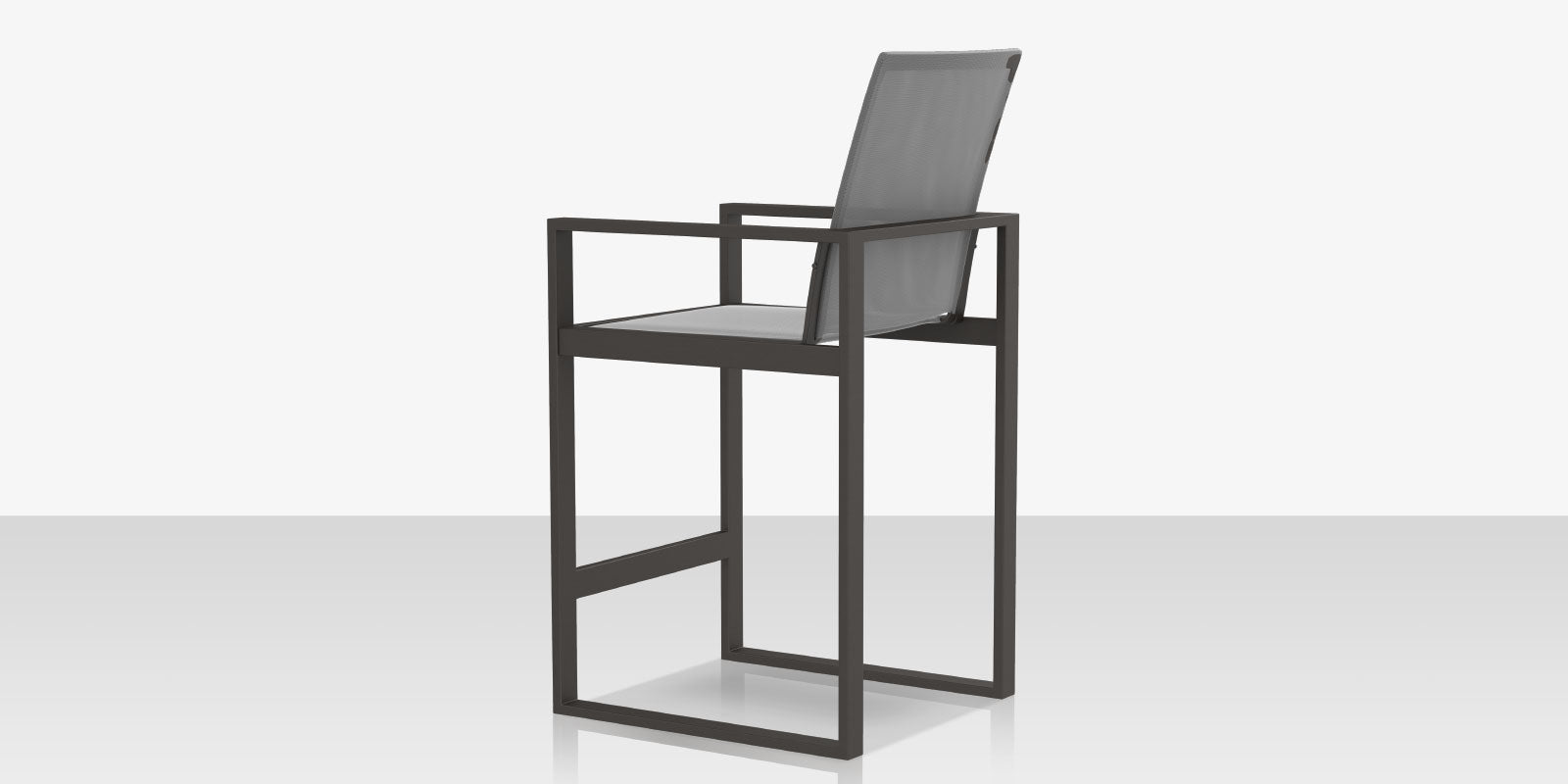 DecoScapes Iconic Aluminum Sling XL Bar Arm Chair