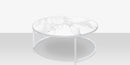 DecoScapes Iconic Aluminum Wide Round Nesting Table