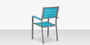 DecoScapes Napa Easton Aluminum Dining Arm Chair