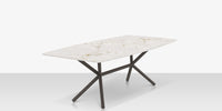 DecoScapes Oliver Emerald Rimless Porcelain Dining Table - Large