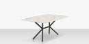 DecoScapes Oliver Emerald Rimless Porcelain Dining Table - Medium