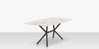 DecoScapes Oliver Emerald Rimless Porcelain Dining Table - Small